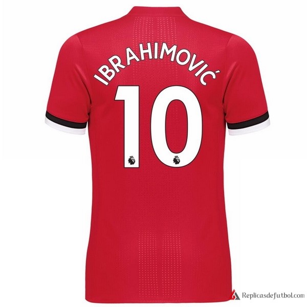 Camiseta Manchester United Primera equipación Ibrahimovic 2017-2018